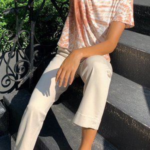 EVERLANE The Straight Leg Crop - Sandstone